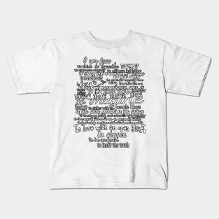 I am free (contour) Kids T-Shirt